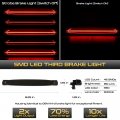 Full Led Third Brake Tail Cargo Chmsl Light For 1997-2004 Chevy Corvette C5 Chrome Housing Smoke Tinted Lens Direct Replacement