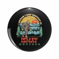 1080 Graphics I Saw Bigfoot In Ismay Montana Funny Key Chain Double Sided Stainless Steel Keychain 