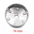 Uxcell Metal 74mm 8 Flutes Oil Filter Wrench Cap Socket Housing Remover Tool