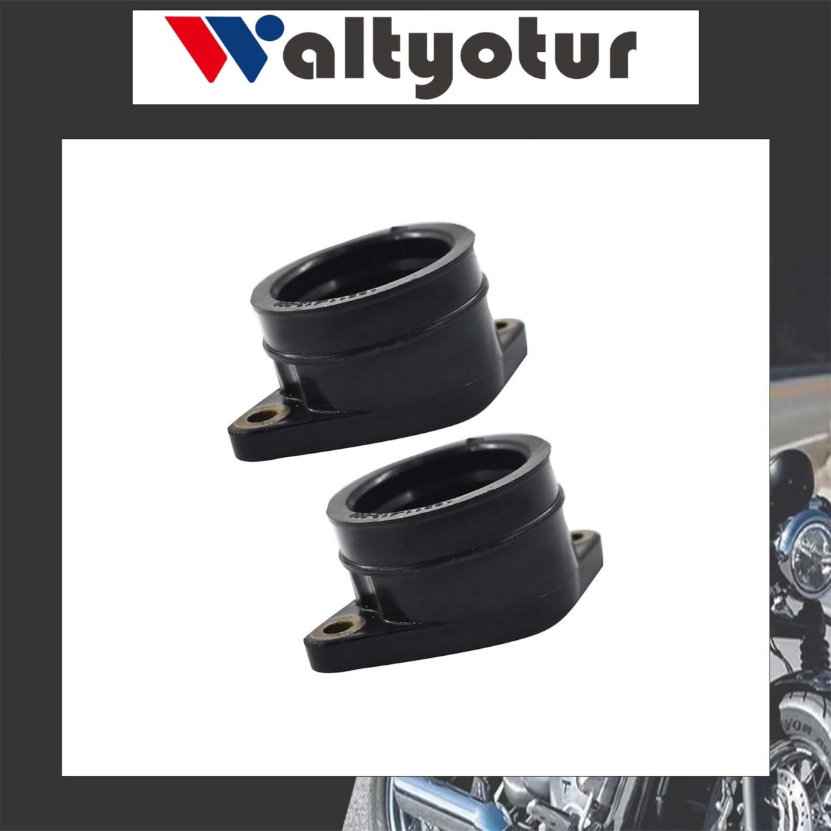 2 Pack Carburetor Intake Boot 16211-413-000 Replacement For Cb400 Cm400a Cm400c Cm400e Cm400t Cm450c 400 450