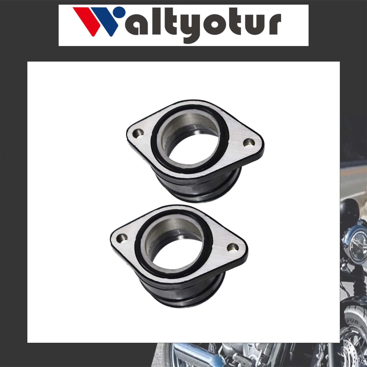 2 Pack Carburetor Intake Boot 16211-413-000 Replacement For Cb400 Cm400a Cm400c Cm400e Cm400t Cm450c 400 450