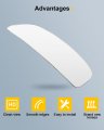Ocpty Towing Mirror Glass Fit For 1999-2016d F-250 F-350 F-450 F-550 Super Duty 2000-2005 For Ford Excursion Manual Right Side