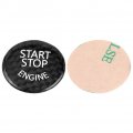Start Button Cover Fydun Car Engine Stop Switch Trim Black Carbon Fiber Ignition Key Ring Sticker For 1 7 Series F20 F21 F22