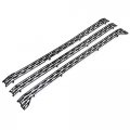 Hecasa Grille Insert 3pcs Compatible With 2020-2023 Gmc Sierra 2500 3500 Hd At4 And Slt Models Mesh Grill Overlay Trim Abs