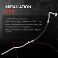 A-premium A C Suction Line Hose Assembly Compatible With Cadillac Cts 2008-2014 2 0l 3 6l Compressor To Evap
