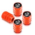 Official Dodge Demon Black Orange Red Glow In The Dark Tire Valve Caps Set Of 4 Universal Fit For Cars Trucks And Suvs Lrbk 