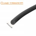 Uxcell Nitrile Rubber Seal Strip 7mm 0 28 Diameter X 10 Meters 32 81ft Long Round Solid Weather Stripping For Reduce Noise