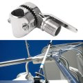 Marine Vhf Antenna Mount Adjustable Ratchet Base 316 Stainless Steel Heavy Duty Handle Suitable For Boats Yachts Boat