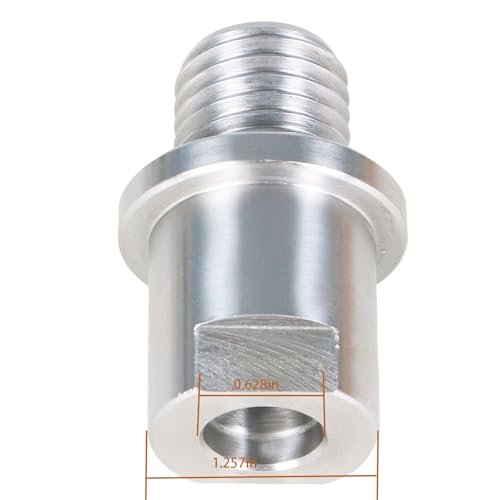 5 8 In To 1 Tpi Lathe Headstock Spindle Adapter Steel Threaded Accessory For Woodworking Processing