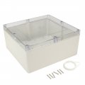 12 X11 X5 5 300mmx280mmx140mm Industries Large Plastic Abs Junction Box Universal Project Diy Enclosure Case W Pc Transparent 