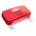 12v Led Stop Turn Tail Light For Rvs And Trailers Surface Mount With License Bracket White Lum-stn17r Weatherproof Long Life 