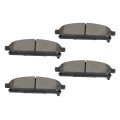 Front D855 Semi Metal Disc Brake Pad Set For Acura Mdx 2003 2006 Infiniti Q45 Qx4 Nissan Pathfinder Quest X Trail 4 Pieces With 