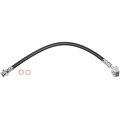 Front Left Right Brake Hydraulic Hose 2 Piece Set Fits Nissan D21 1986 To 1994 And Pickup 1995 1997 Black Rubber Line 