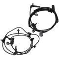 Abs Wheel Speed Sensor Compatible For Chevrolet Models- Impala 2014-2018 2020 Malibu 2013-2015 Rear Driver Passenger Side 2-pc 
