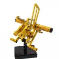 Nbvlkh Aluminum Billet Adjustable Motorcycle Footrests Rearsets Foot Pegs Fit For Honda Cbr400rr Nc29 1993-1999 Cbr900rr