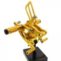 Nbvlkh Aluminum Billet Adjustable Motorcycle Footrests Rearsets Foot Pegs Fit For Honda Cbr400rr Nc29 1993-1999 Cbr900rr