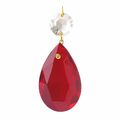 Prisms Red Glass Pendalogue 2 H 