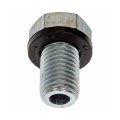 Oil Drain Plug For Mini Cooper Clubman 2021 2022 2023 2024 Steel Silver Hex Head With Gasket Replacement 29973430 