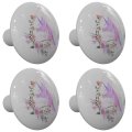Gotham Decor Set Of 4 Fairy Unicorn Drawer Knobs 