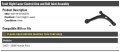 Front Right Passenger Side Lower Control Arm And Ball Joint Assembly Compatible With 2003-2008 Honda Pilot
