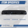 Auto Dynasty Full Led Center High Mount Stop Lamp Third Brake Tail Light Compatible With Ford F150 F250 F350 Bronco 92-96