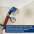 Uxcell 4 Packs Replacement Shower Head Bead 5-6mm Filters Mineral Stone Bead For Water Softener Filtration Yellow Grey White