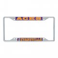 University Of Evansville Purple Aces Ue Metal License Plate Frame For Front Or Back Car Officially Licensed Mascot 