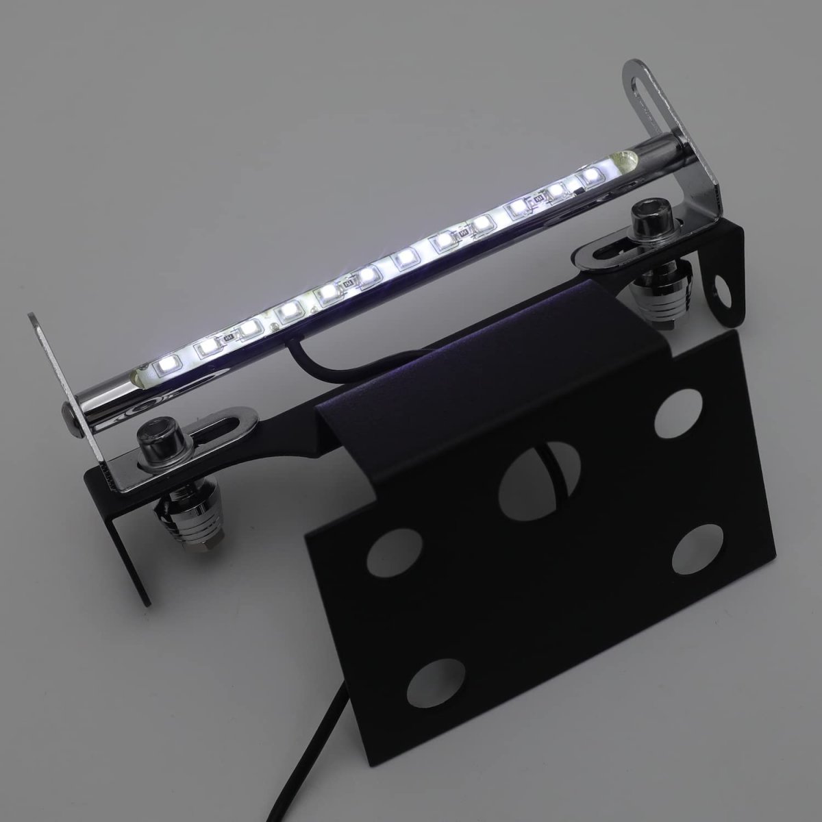 Httmt Mt223-007a- Black Fender Eliminator Tidy Tail W Led Light No Logo For 2003-2009 Yzf R6s Yzfr6s Yzf-r6s Fit S Modek Only