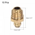 Uxcell Brass Straight Grease Fitting M10 X 1 5mm Thread Hydraulic Accessories 10pcs