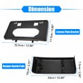X Autohaux 1 Set For Ford F-150 2009-2014 Front Left Right Bumper Guards Insert Pads Cap License Plate Frame Bracket