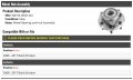 Wheel Hub And Bearing Assembly Front Or Rear Compatible With 2008-2017 Buick Enclave