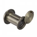 Uxcell Brass Door Viewer Peephole 220-degree With Rotating Cover For 1-3 8 To 2-23 64 Inch Doors Bronze Finish