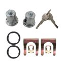 1 Pair Dl7 D570a 2dlk1 2dlk12 Dl15800 Door Lock Cylinder With Key Replacement For Pontiac 2000 1982-1985 New