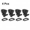 X Autohaux 4pcs Car Front Windshield Washer Nozzle With Rubber Gasket For Toyota Camry Tacoma Sienna Solara Prius Matrix