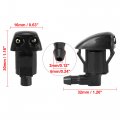 X Autohaux 4pcs Car Front Windshield Washer Nozzle With Rubber Gasket For Toyota Camry Tacoma Sienna Solara Prius Matrix