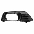 To2598101 Front Fog Light Bezel Compatible With Toyota Camry Xle 2007-2009 Driver Left Side Smooth Black