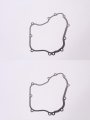 2 Pack Genuine Kawasaki 11060-2482 Crankcase Gasket Fits Fc420v-as28 Fc420v-bc26 