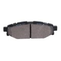 Rear D1114 Ceramic 4pcs W Hardware Disc Brake Pad Set