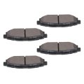 Rear D1114 Ceramic 4pcs W Hardware Disc Brake Pad Set