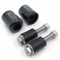 Xkh- Motorcycle Carbon Fiber Hand Bar Ends Compatible With Kawasaki Ninja 250 500 Zx600 Zx6 636 Zzr600 Zx6r Zx6rr 650r Zx750