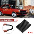 X Autohaux 10pcs 7 100mm Eva Paintless Dent Repair Hot Melt Glue Sticks Black Universal For Car Auto