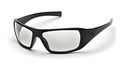 Sb5610d Goliath Safety Glasses Black Metal Frame With Clear Polycarbonate Lens Scratch Resistant Uv Protection 12 Pair Pack 