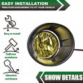 G-plus Front Bumper Fog Light Kit Compatible With 2010-2013 Chevy Camaro Not Fit For Zl1 Models Or Rs Rally Sport Gm1038118