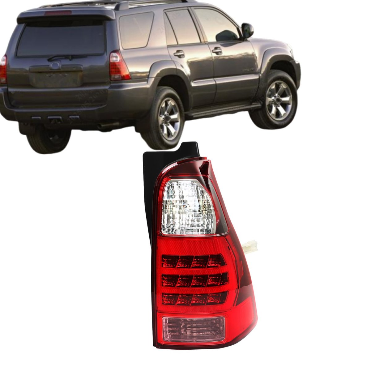Passenger Side Tail Light Replacement For Toyota 4runner 2006 2007 2008 2009 Right Rear Lamp Assembly To2801172 8155135320 Red