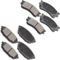 Brake Pad Sets 8pcs For Mazda Protege 2001-2003 For Protege5 2002-2003 D893 D892 