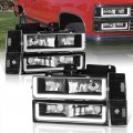 Ajp Distributors Led Drl Head Lights Corner Bumper Lamps Compatible Replacement For C10 C K C1500 C2500 C3500 K1500 K2500 K3500 