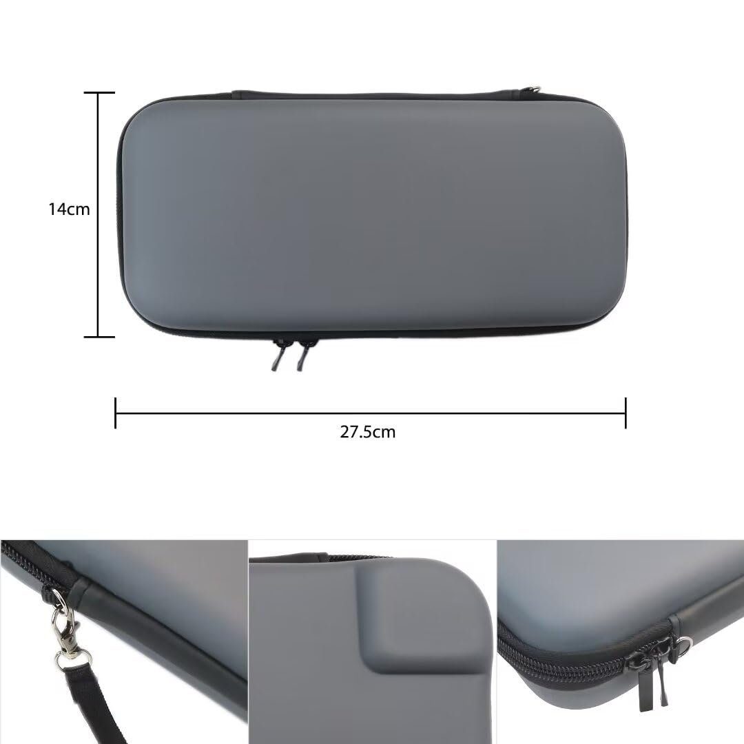 Lightweight Video Gaming Console Protective Hard Shell Cover Card Cable Bag Case With Detachable Hand Wrist Strap For Switch W