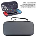 Lightweight Video Gaming Console Protective Hard Shell Cover Card Cable Bag Case With Detachable Hand Wrist Strap For Switch W