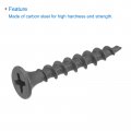 Uxcell 8 X 1 3 16-inch Wood Screws Phillips Flat Head Carbon Steel Self Tapping Grey 100pcs
