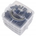 Ocpty 635pcs Nylon Bumper Fasteners Fender Rivet Clips Push Type Car Retainer Kit Fit For Gm Toyota Honda Ford